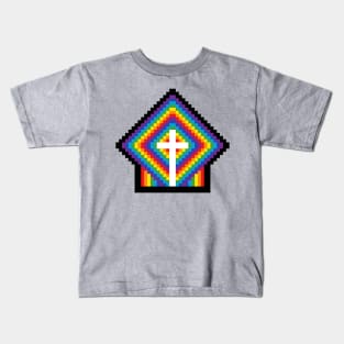 Rainbow Cross Kids T-Shirt